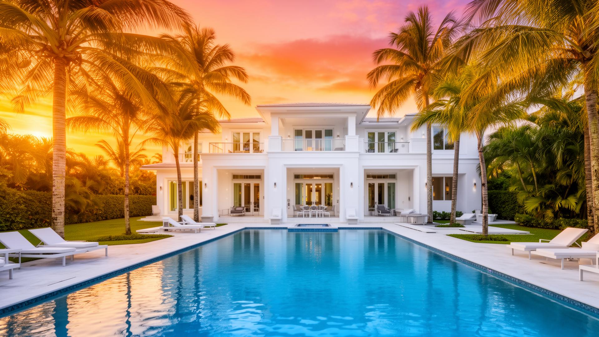 Luxury South Florida mansion exterior painting project by MiaHomePro